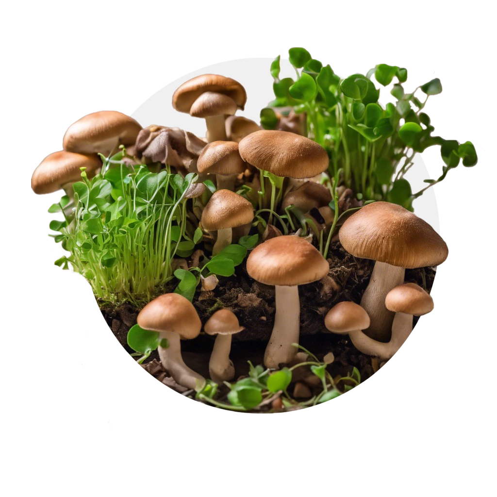Micropousses et champignons gourmets frais cultivés localement à Montréal