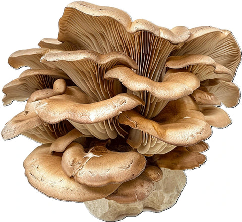Champignons gourmets cultivés localement par Le Lab Grenouille Rouge à Montréal